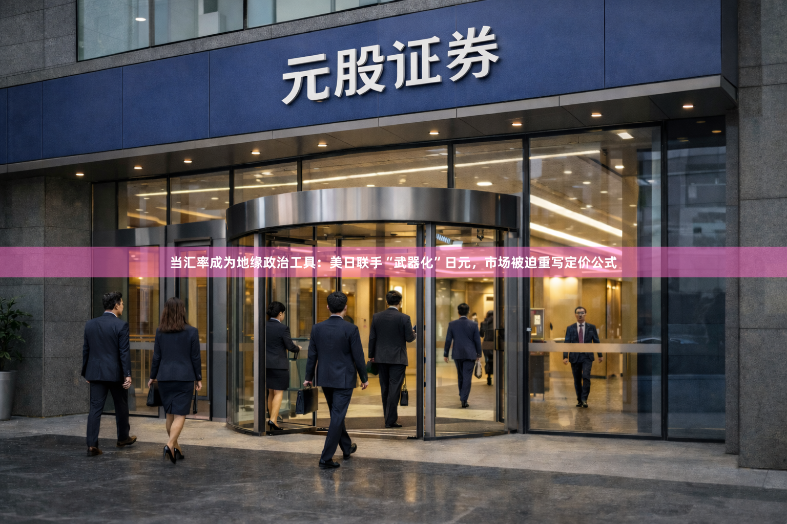 当汇率成为地缘政治工具：美日联手“武器化”日元，市场被迫重写定价公式