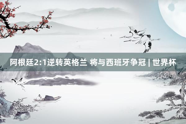 阿根廷2:1逆转英格兰 将与西班牙争冠 | 世界杯