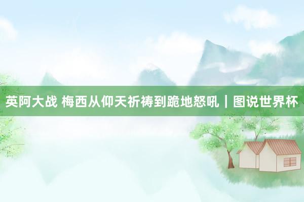 英阿大战 梅西从仰天祈祷到跪地怒吼｜图说世界杯