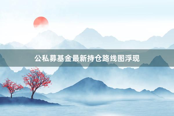 公私募基金最新持仓路线图浮现
