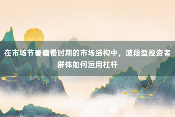 在市场节奏偏慢时期的市场结构中，波段型投资者群体如何运用杠杆