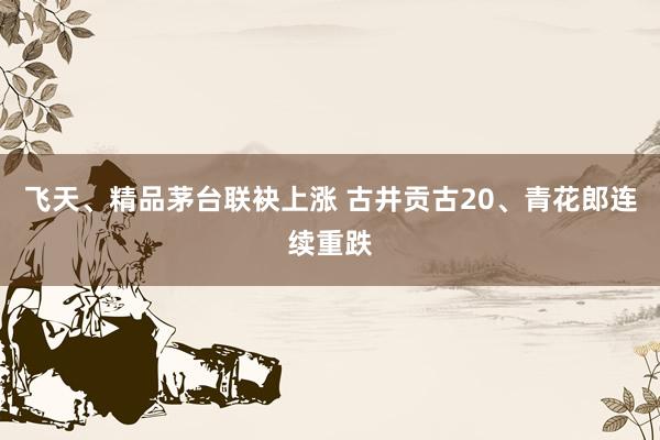 飞天、精品茅台联袂上涨 古井贡古20、青花郎连续重跌